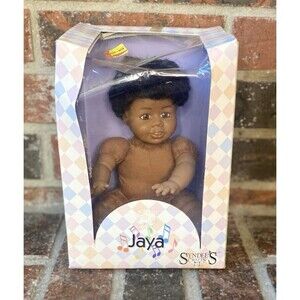 1994 Syndee's Crafts JAYA Heirloom Baby Doll 83016 NOS NEW Cloth Body